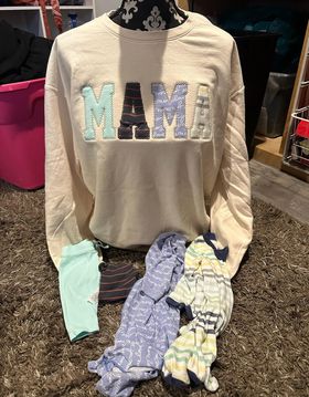 MAMA Applique Custom Sweatshirt