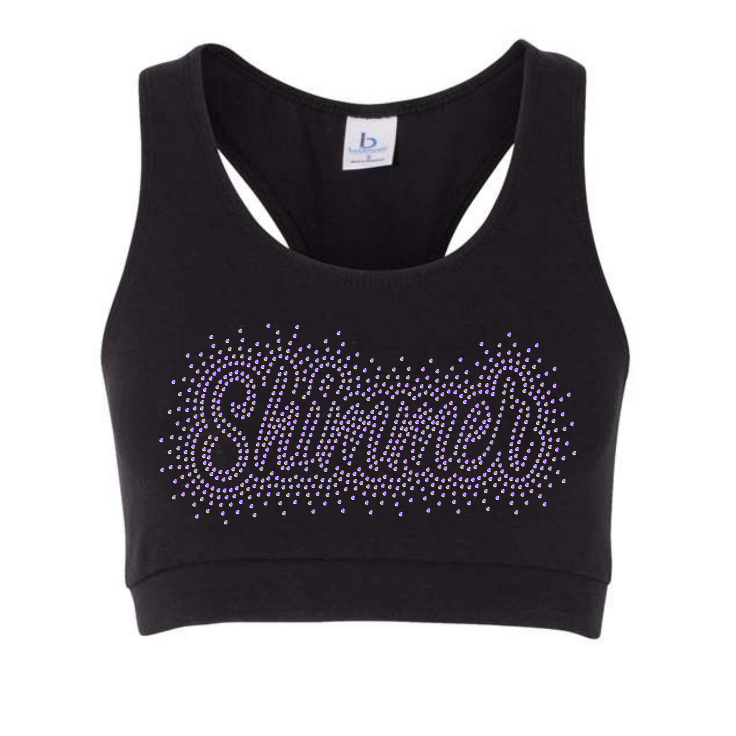 SHIMMER - SPORTS BRA - RHINESTONE