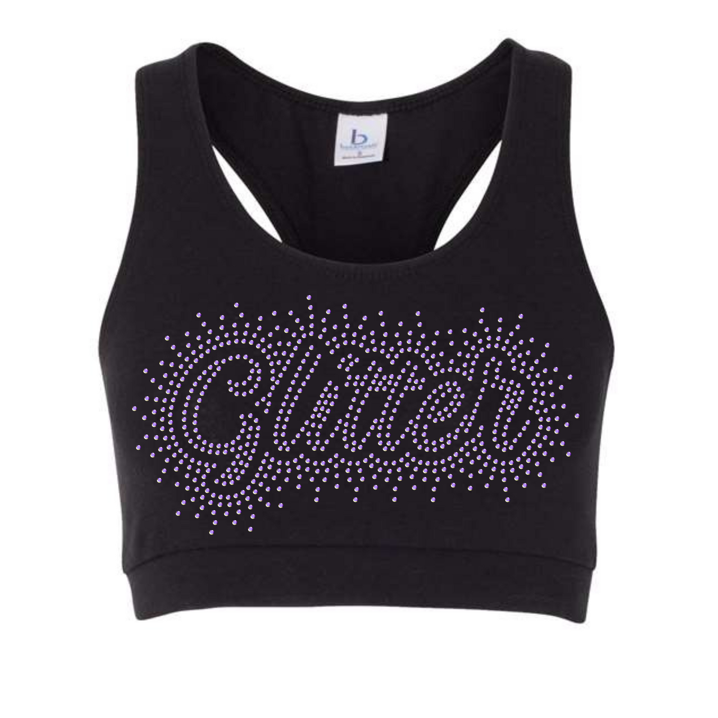 GLITTER - SPORTS BRA - RHINESTONE