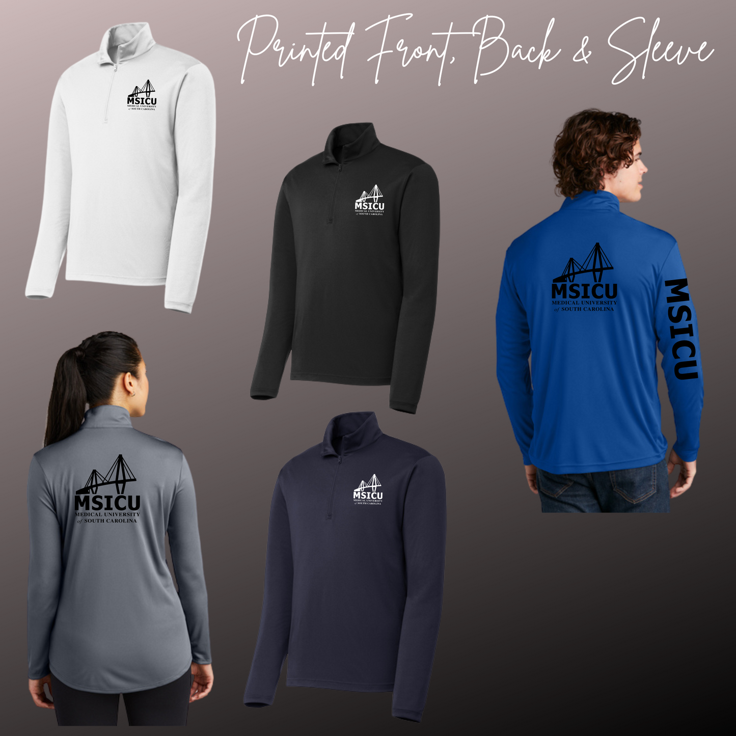 MSICU - Dry Fit - 1/4-Zip Pullover