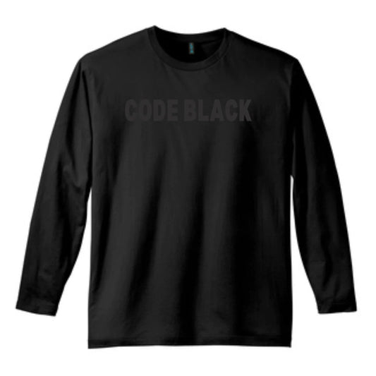 CODE BLACK - Long Sleeve Tee