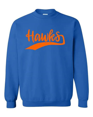 Script Hawks - Orange Ink - Graphic