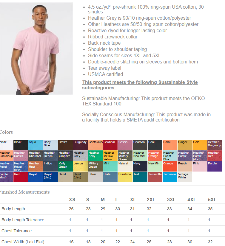 Custom Heart Tattoo Tee