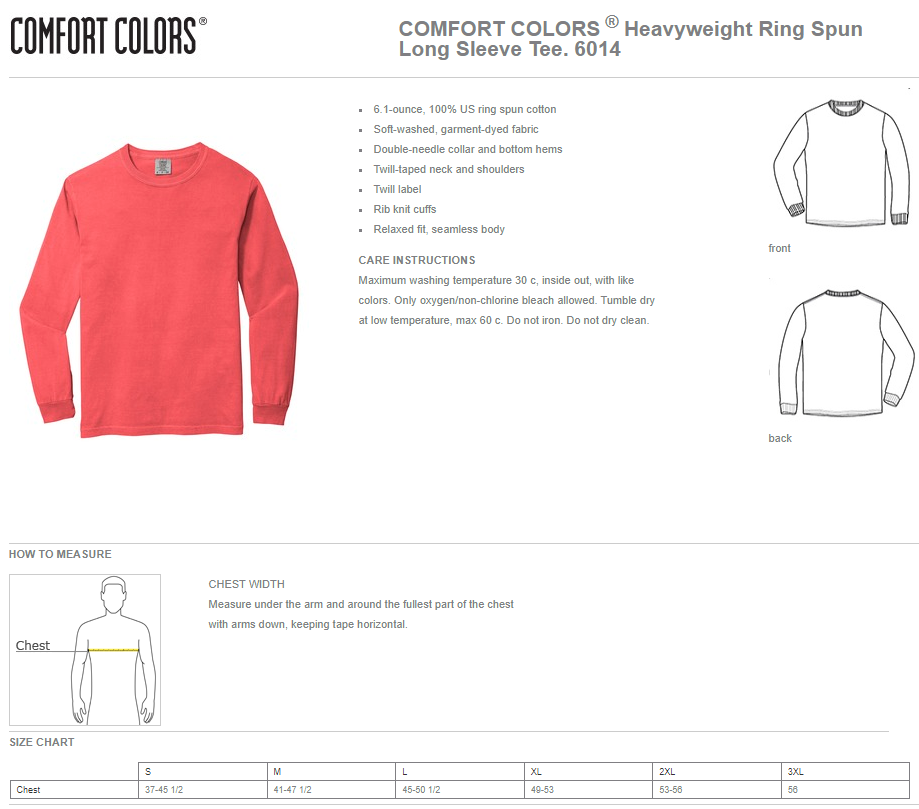 CVICU - Comfort Colors - Long Sleeve