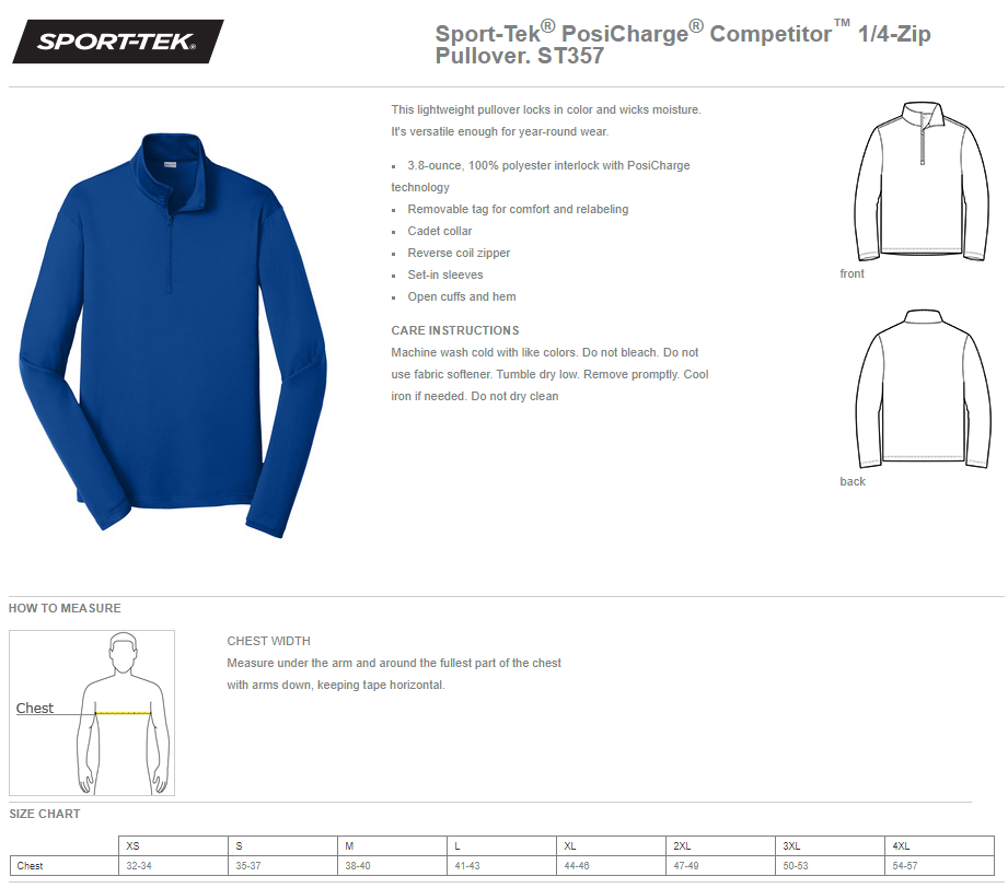 MSICU - Dry Fit - 1/4-Zip Pullover