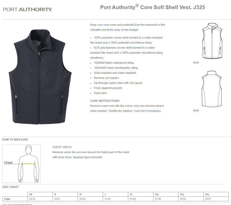 CVICU - Soft Shell Vest