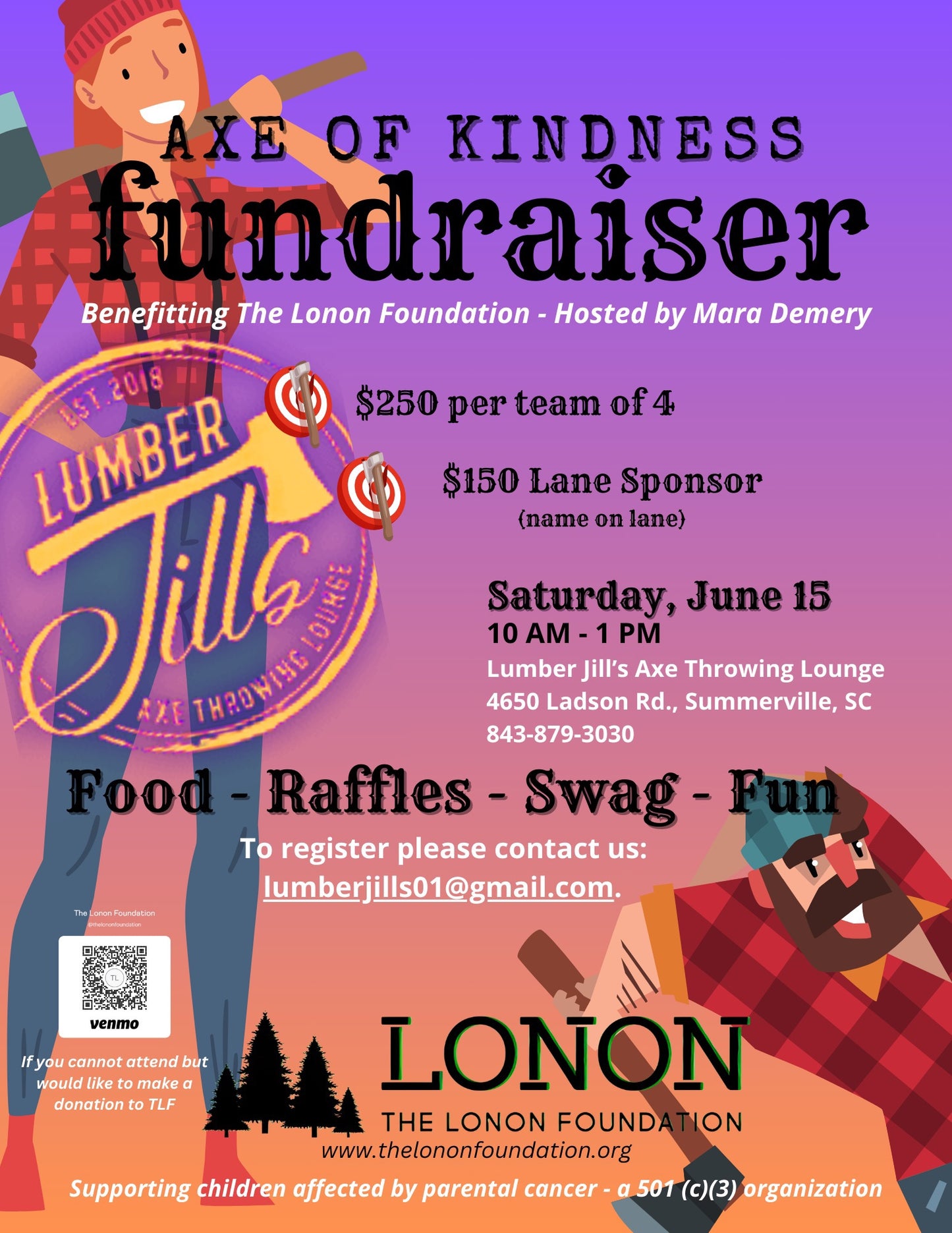 AXE OF KINDNESS - LADIES TANK TOPS