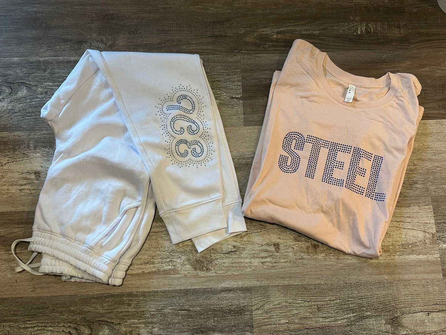 STEEL AND ICE RHINESTONE ITEMS