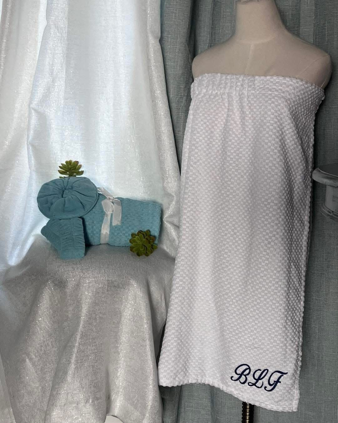 TOWEL WRAP, HEADBAND, WRISTLET
