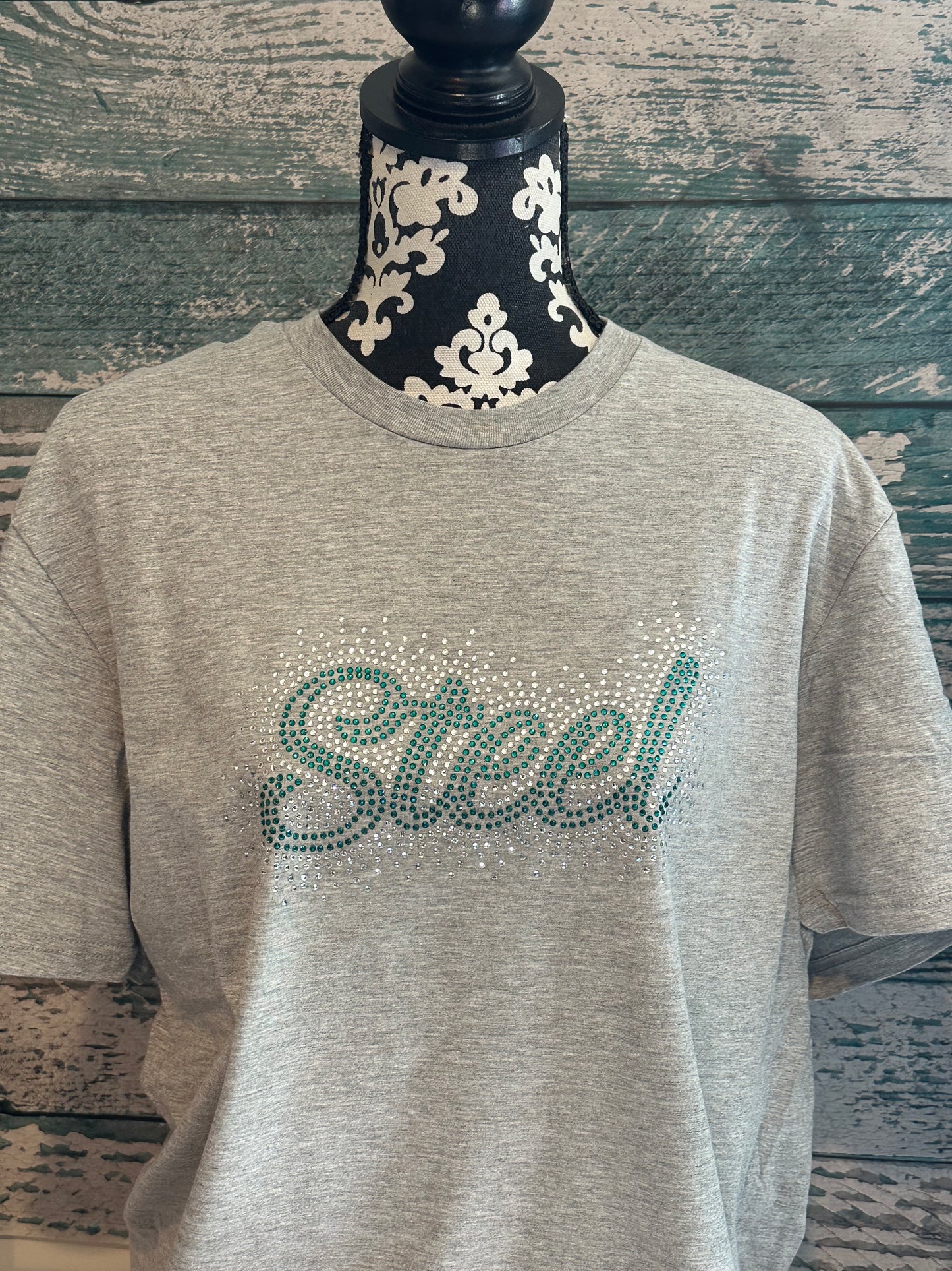 STEEL - UNISEX TEE - RHINESTONE