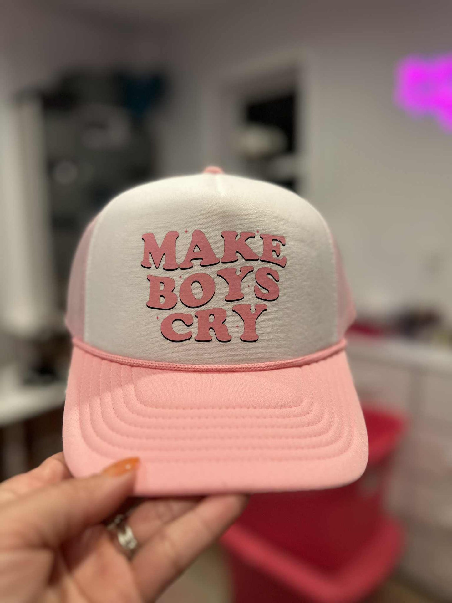 FOAM TRUCKER HAT - MAKE BOYS CRY