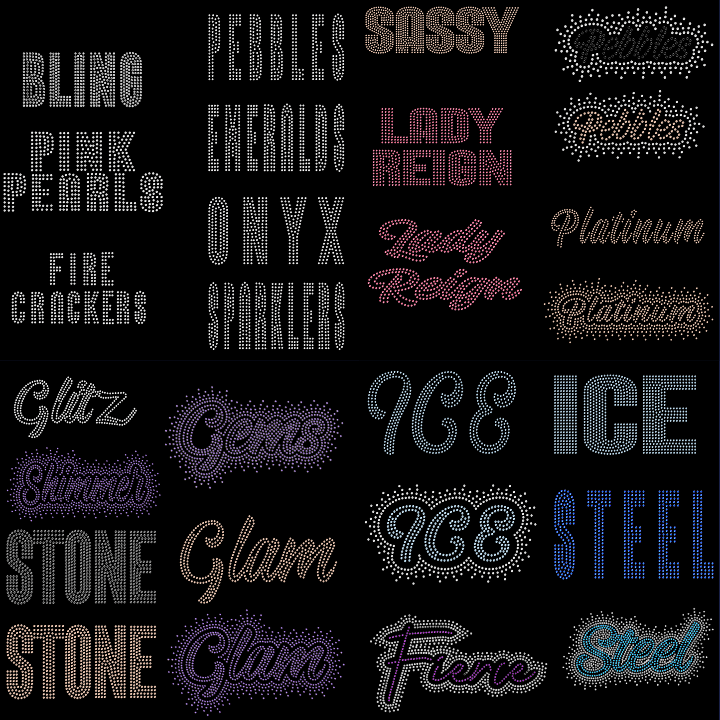 WOMEN'S LIGHTWEIGHT HOODED SWEATSHIRT - RHINESTONE