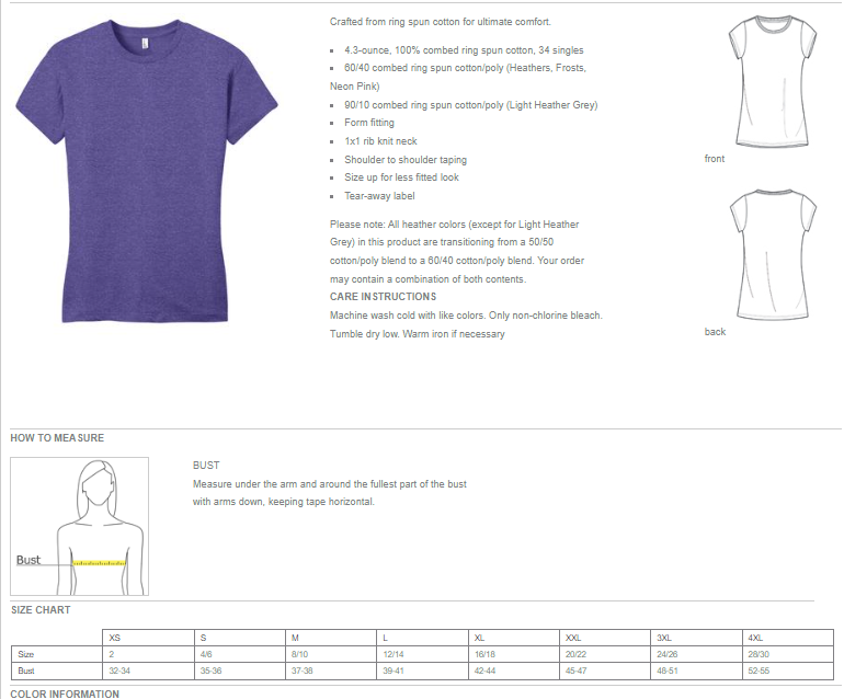 TROOP737 - WOMEN'S FITTED TEE