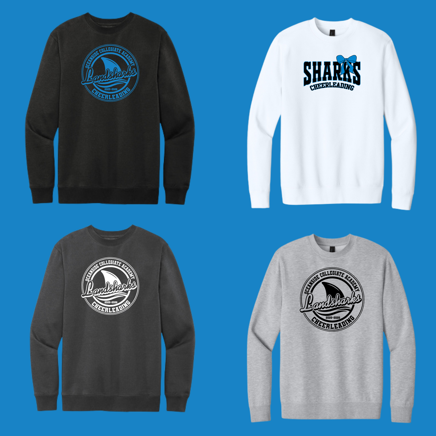 Oceanside Collegiate Academy - FLEECE CREW SWEATSHIRT