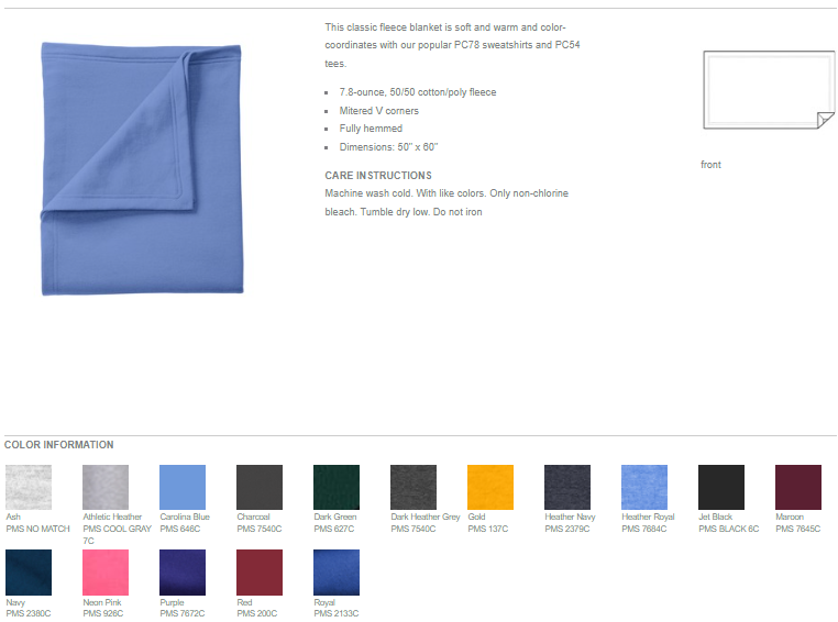 SC Xtreme Softball - Core Fleece Blanket