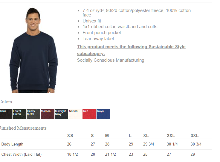 GC GOLF - Santa Cruz Pocket Crewneck Sweatshirt