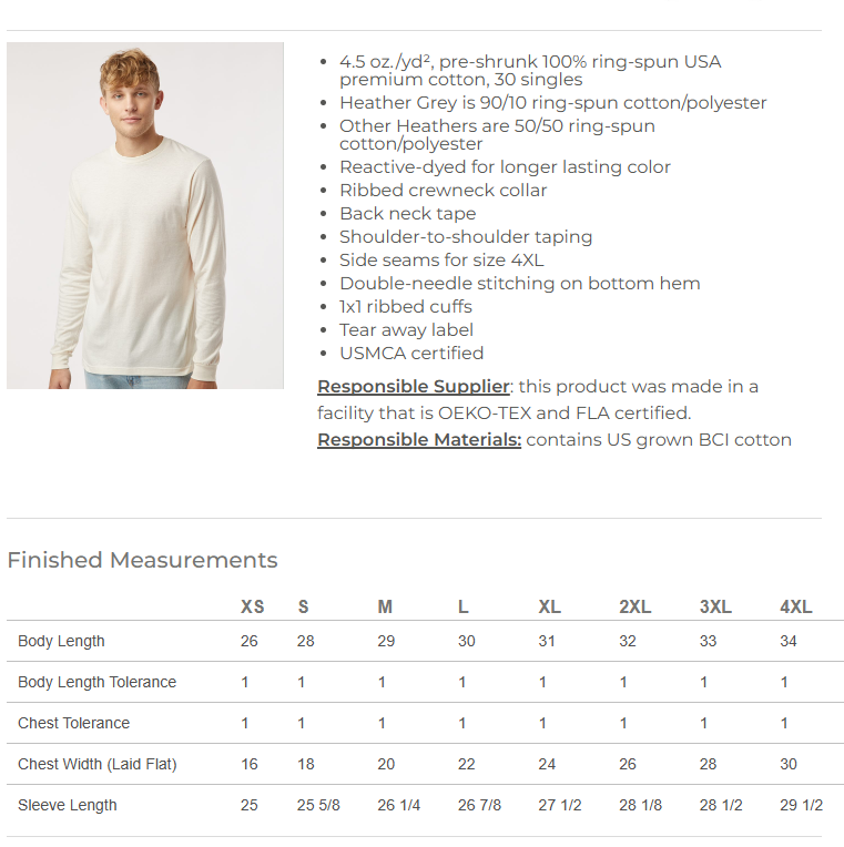 STRATFORD BAND - LONG SLEEVE TEE