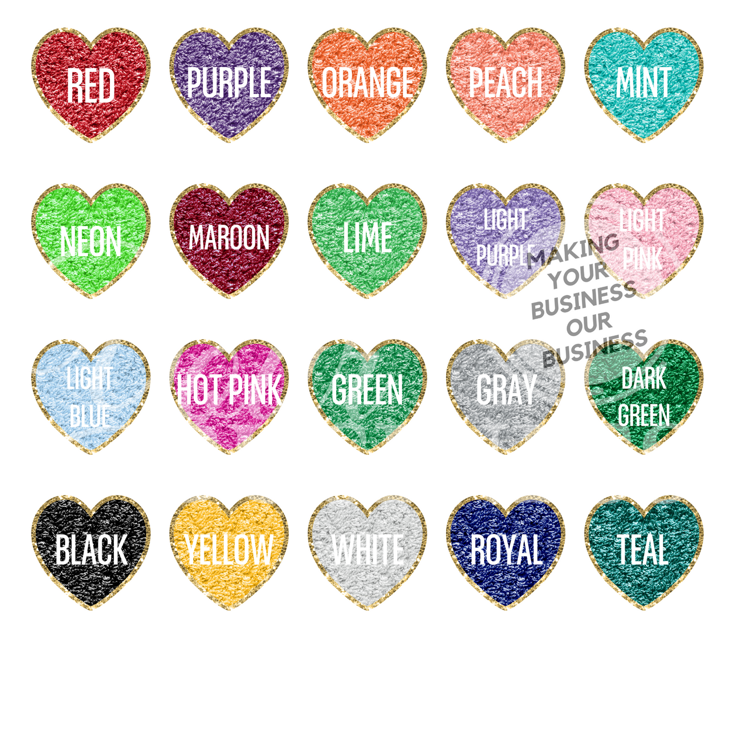 Faux Chenille Birthday