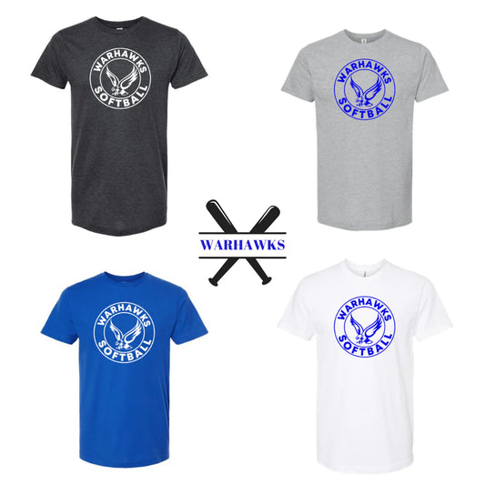 Warhawks - Unisex Fine Jersey T-Shirt - Round Logo
