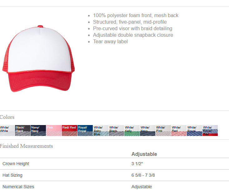 Oceanside Collegiate Academy - TRUCKER HATS