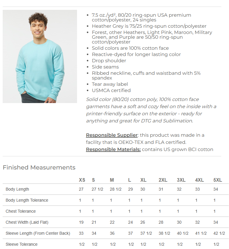 STRATFORD BAND - FLEECE CREW