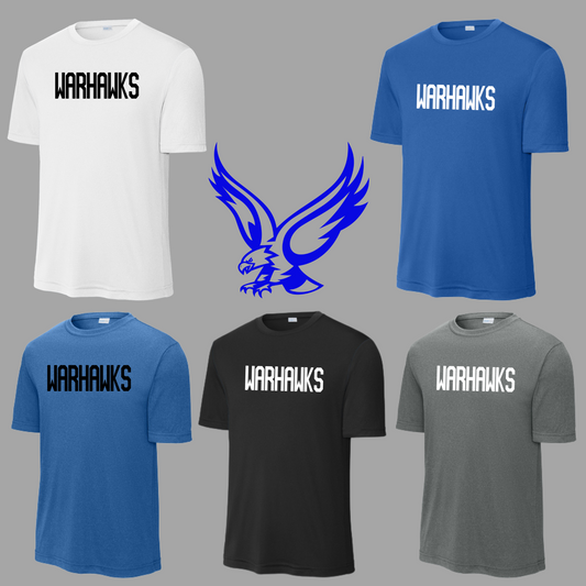 Warhawks - Performance Dry Fit Tee - Words Only Logo