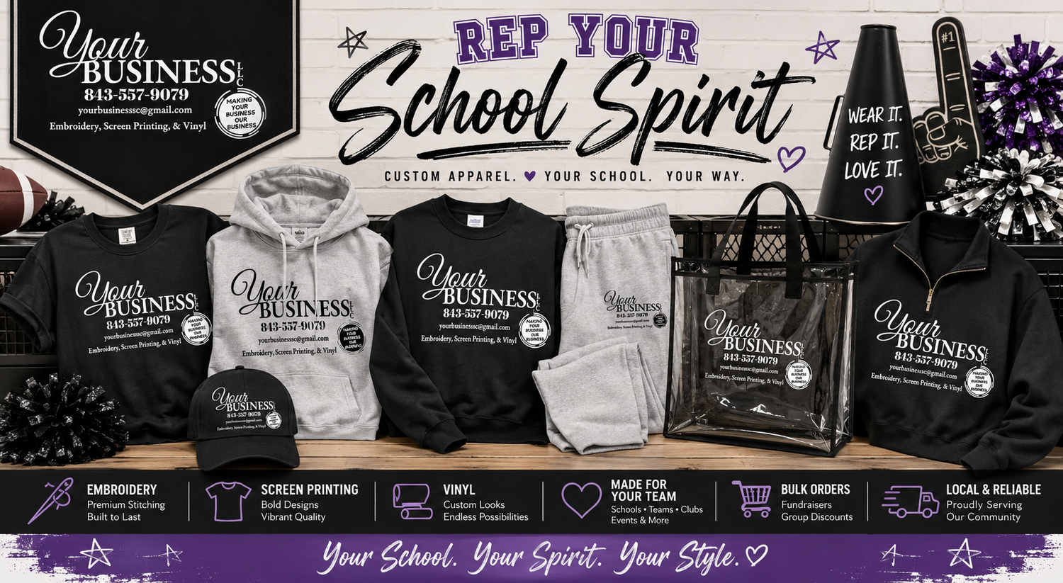 REP YOUR SCHOOL SPIRIT