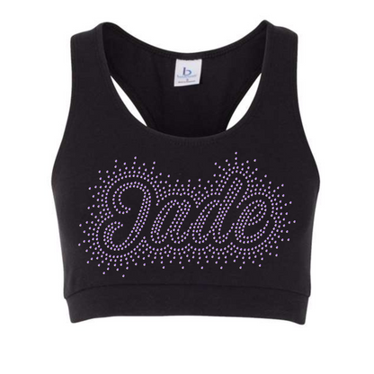 JADE  - SPORTS BRA - RHINESTONE