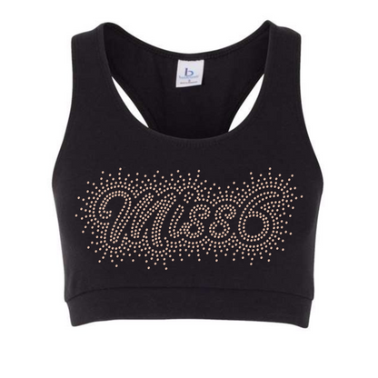 MISS 6  - SPORTS BRA - RHINESTONE