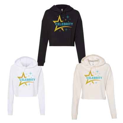 CROP HOODED PULLOVER - CELEBRITY CHEER