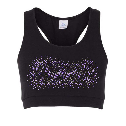 SHIMMER - SPORTS BRA - RHINESTONE
