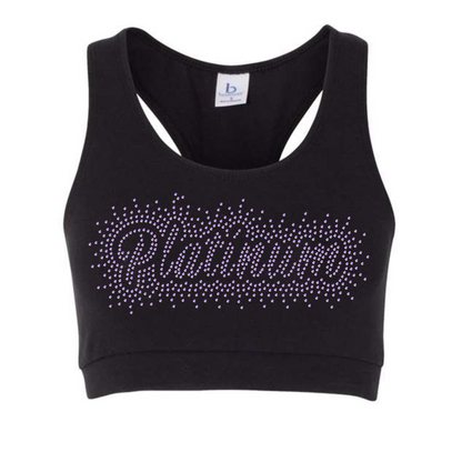 PLATINUM  - SPORTS BRA - RHINESTONE