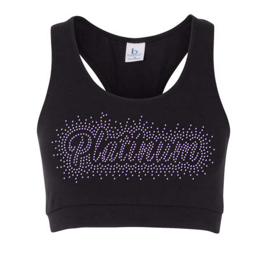 PLATINUM  - SPORTS BRA - RHINESTONE