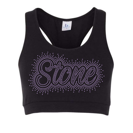 STONE - SPORTS BRA - RHINESTONE