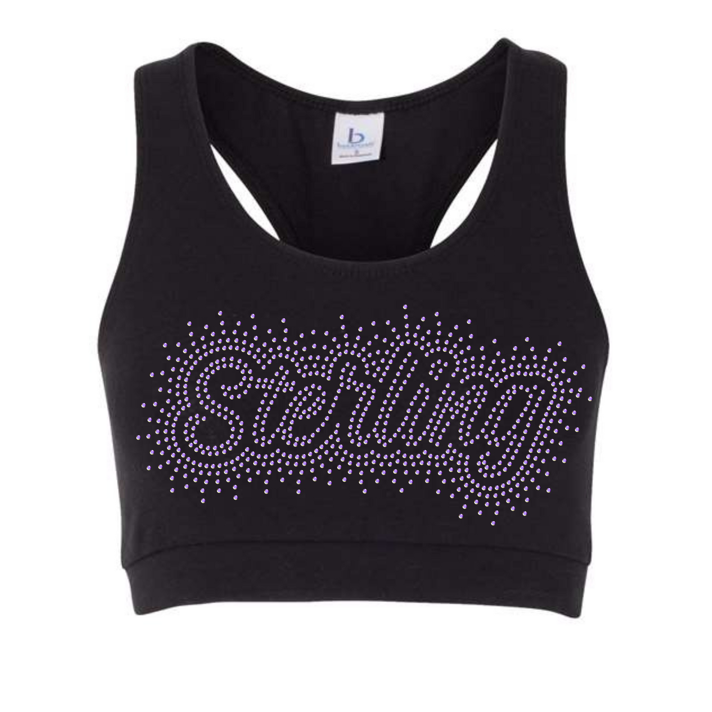 STERLING - SPORTS BRA - RHINESTONE