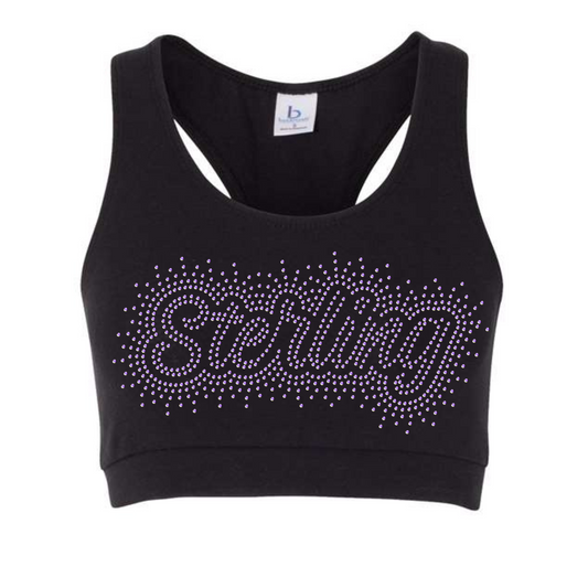 STERLING - SPORTS BRA - RHINESTONE