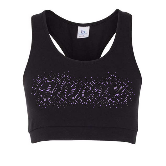 PHOENIX  - SPORTS BRA - RHINESTONE