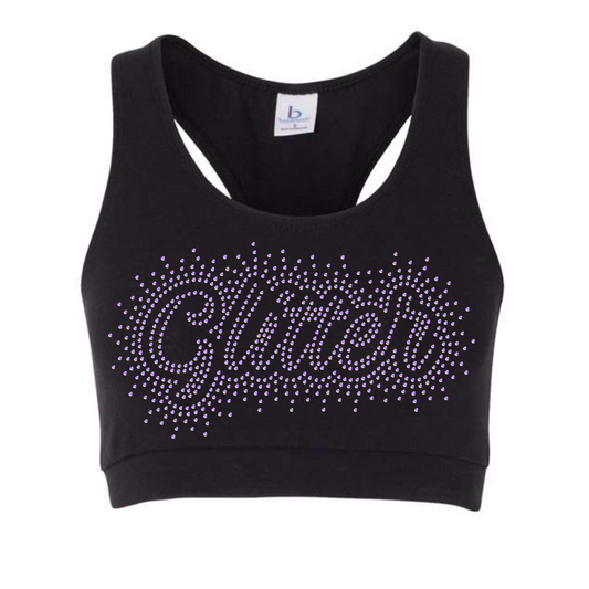 GLITTER - SPORTS BRA - RHINESTONE