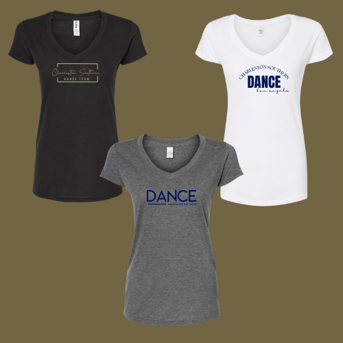 CSU DANCE- Women’s VNECK TEE