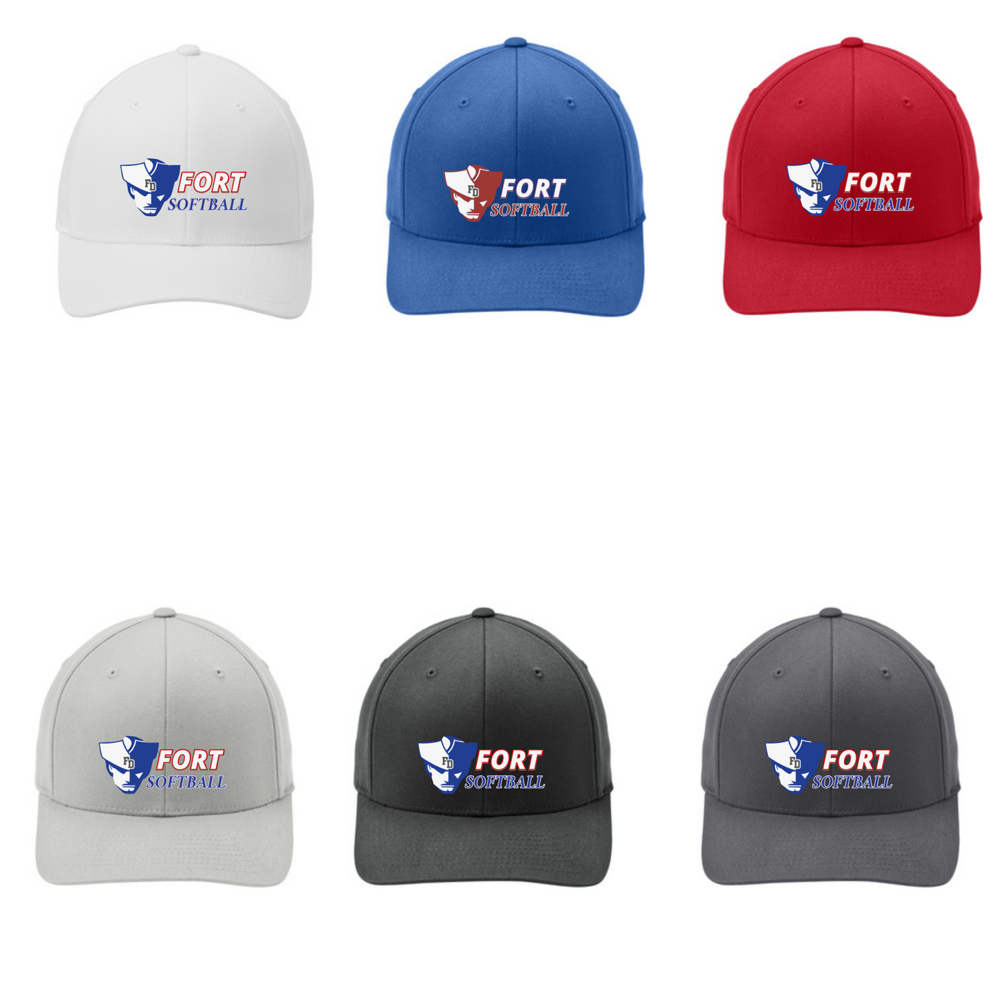 FORT SOFTBALL Flexfit® Cotton Twill Cap