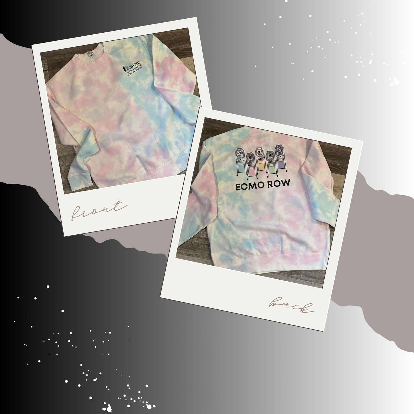 ECMO - Tie-Dyed Crewneck Sweatshirt