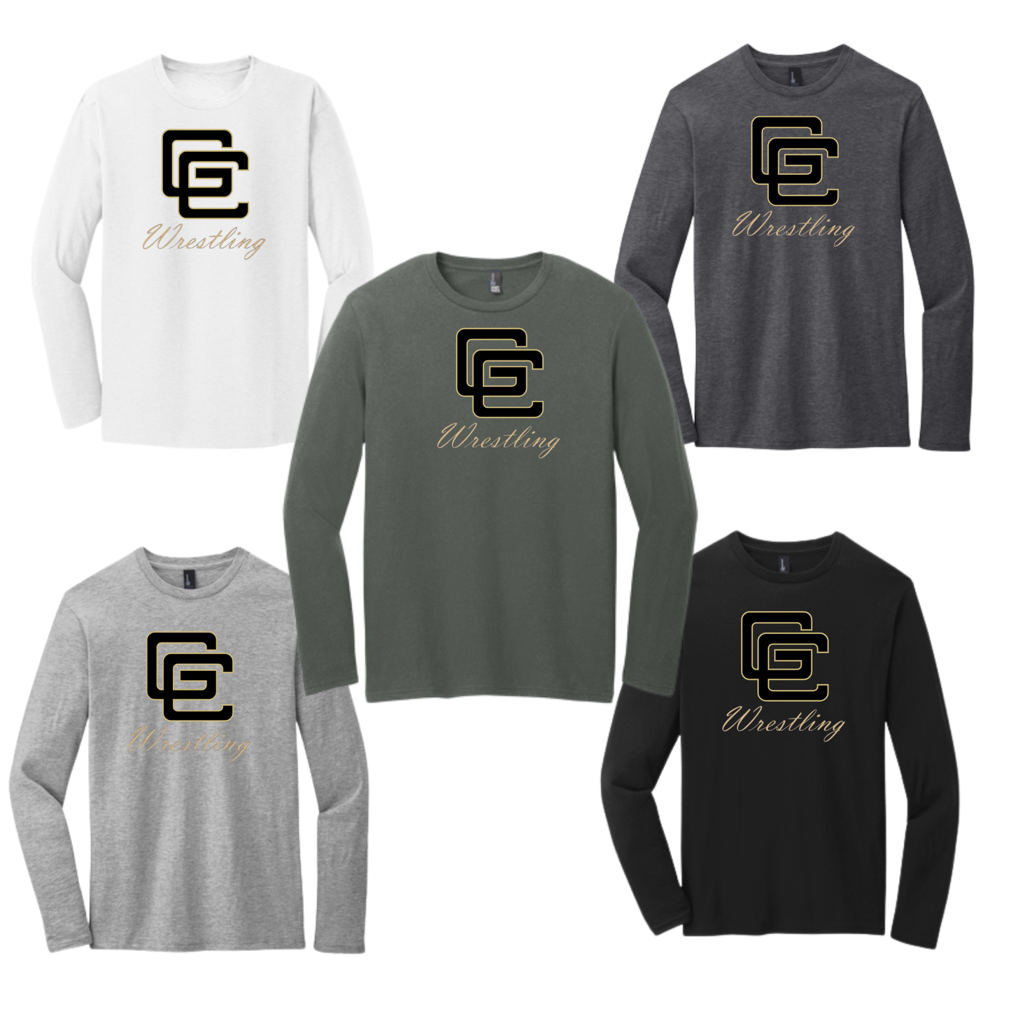 GOOSE CREEK WRESTLING - Unisex Fine Jersey T-Shirt - LONG SLEEVE