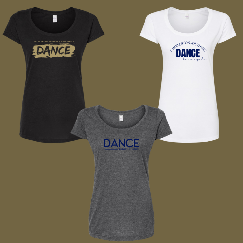 CSU DANCE- WOMEN'S SCOOP NECK TEE