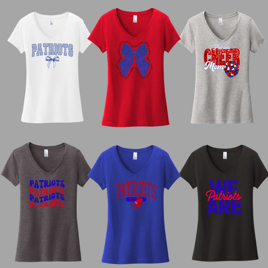 FORT D CHEER - WOMEN'S VNECK TEE