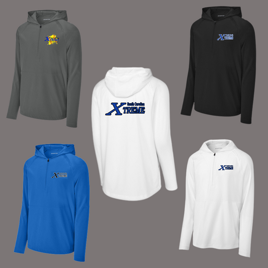 SC Xtreme Softball - Repeat 1/2-Zip Long Sleeve Hooded Jacket