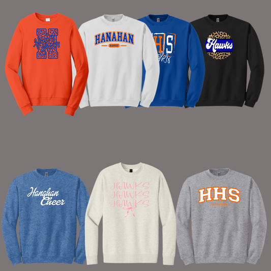 HANAHAN CHEER  - FLEECE CREW