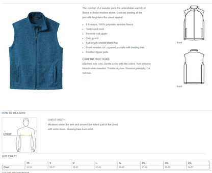 ART 5E - Sweater Fleece Vest