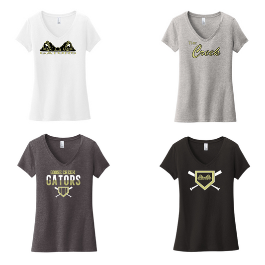 GC BASEBALL  - LADIES V NECK