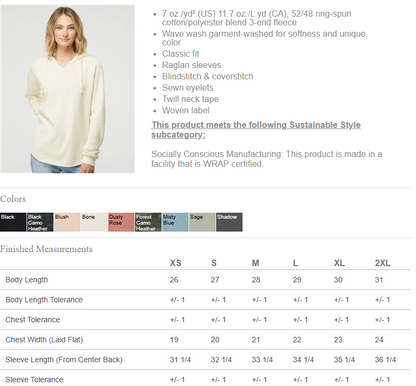 WOMEN'S LIGHTWEIGHT HOODED SWEATSHIRT - CELEBRITY CHEER