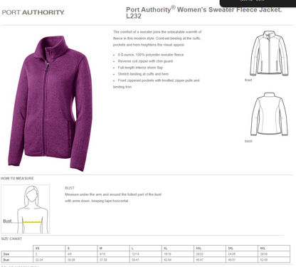 CVICU - Women's Sweater Fleece Jacket
